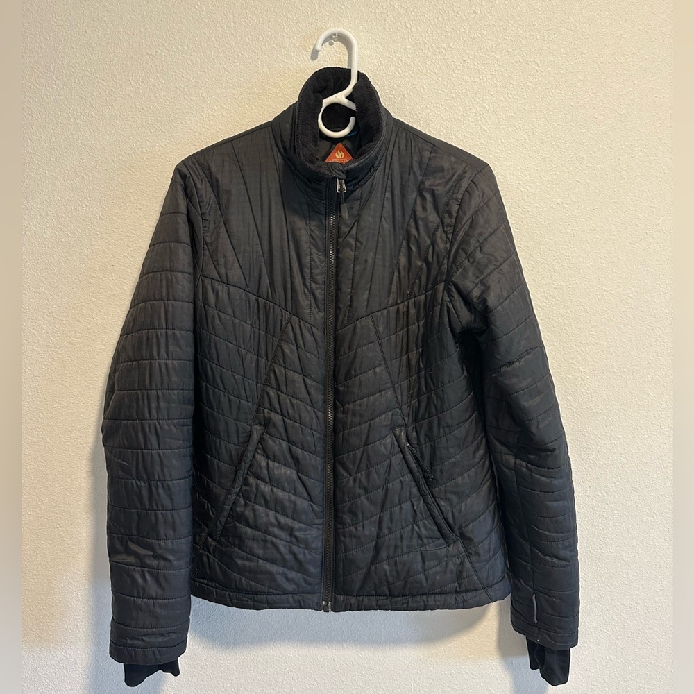 Women’s Columbia Black Omni-Heat Omni-Shield Insulated Zip Up Jacket